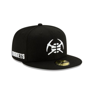 Denver Nuggets Gorra | New Era 2019 NBA Authentics City Series Alt 59fifty Fitted Cap Mexico - Negros
